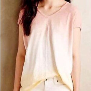 NWT Anthropologie Dipped Kiri Tee Size L